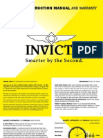 Invicta Instructionmanual