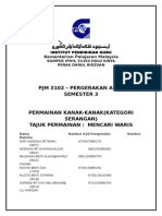 PJM 3102 - Pergerakan Asas Semester 3: Kementerian Pelajaran Malaysia