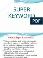 Super Keyword