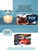Ayam Bakar Wong Solo Presentasi