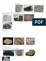 Sedimentary Rocks 1.Clastic-Breccia, Chert, Coal, Conglomerate