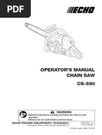 Echo Cs 590 Owners Manual