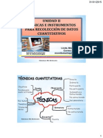 Técnicas e Instrumentos Cuantitativos )