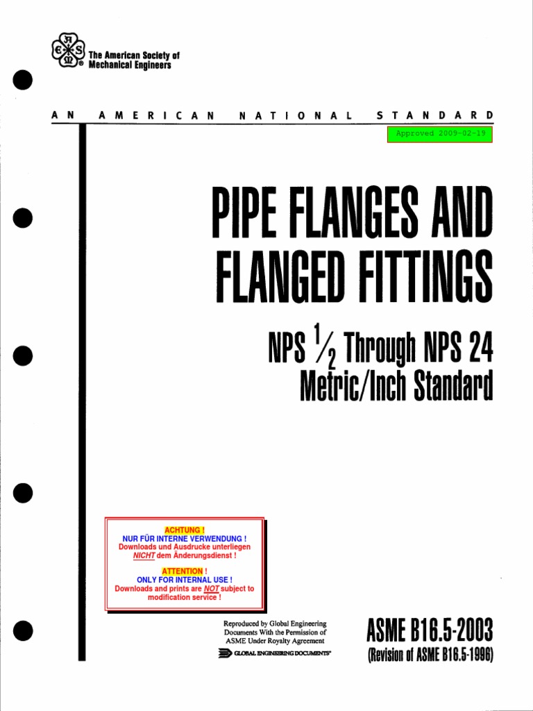 Asme B16 5 Flanges