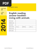 Download Ks2 English 2014 Level 6 Reading Answer Booklet by FazilaDadabhoy SN259565748 doc pdf