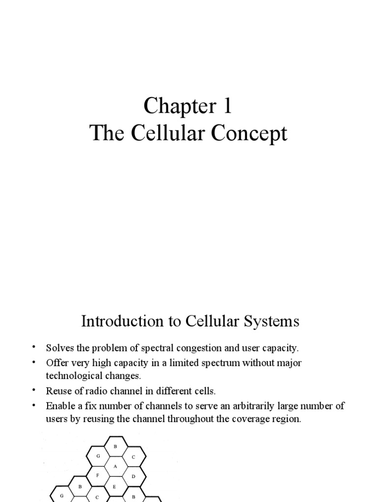 Cellular Concepts and Frequency Reuse | PDF | Cellular Network ...