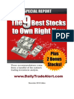 9 Best Stocks To Own Right Now November 2014