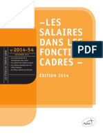 Les Salaires Dans Les Fonctions Cadres - Edition 2014