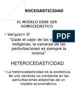 Heterocedasticidad