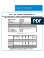 Institute of Banking Personnel Selection