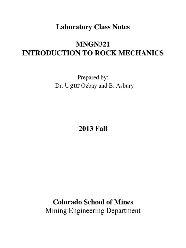 Lab Notes | PDF | Strength Of Materials | Stress (Mechanics)