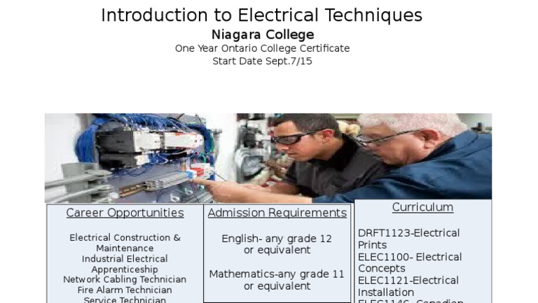 Electrical Techniques Certificate Overview | PDF | Computers