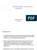 Presidents and The US Economy: An Econometric Exploration: Working Paper 20324 July 2014