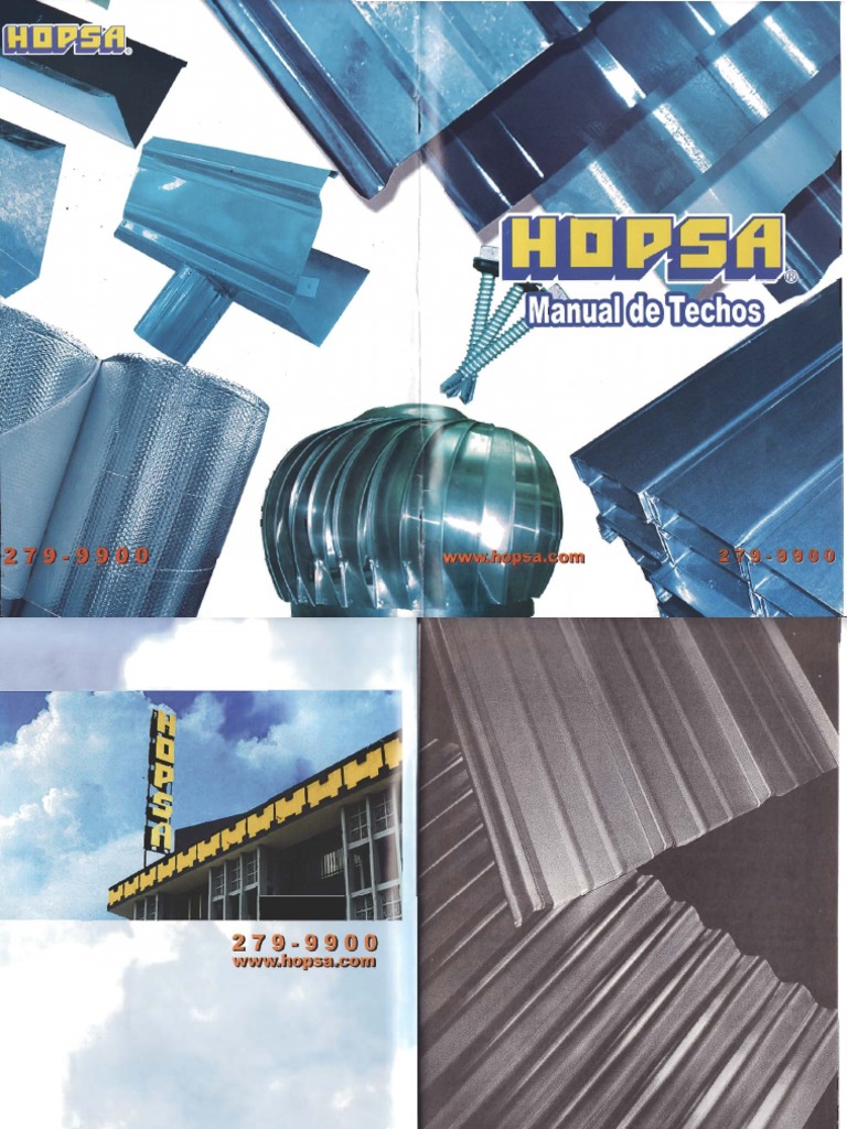 HOPSA-Manual de Techos