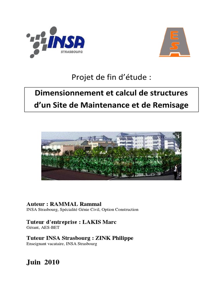 Rapport de Stage  Ingénierie  Ingénierie des structures