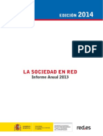 Informe Anual de Red.es Sobre La Sociedad Española en Red