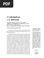 Durkheim - Individualismo e Os Intelectuais