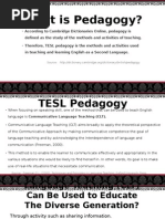 TESL Pedagogy