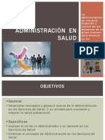 Administración en Salud