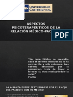 Aspectos Psicoterapéuticos de La Relación Médico-Paciente