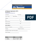 J2soccer Application