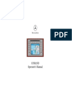 Mercedes COMAND Operator's Manual