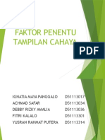 Faktor Penentu Tampilan Cahaya