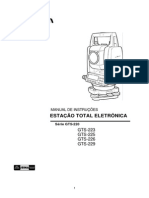 05 Estacao Total Topcon Gts 220 Original