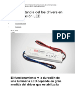 La Importancia Del Los Drivers en La Iluminación LED