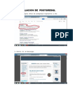 Instalacion de Postgresql