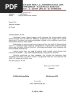 Contoh Proposal Bantuan Dana Majelis