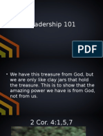 Leadership 101 3.22.15