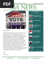 SBA Newsletter 18 - 3/23/15