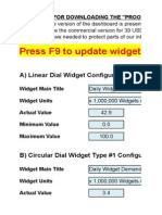 Excel Dashboard Widgets