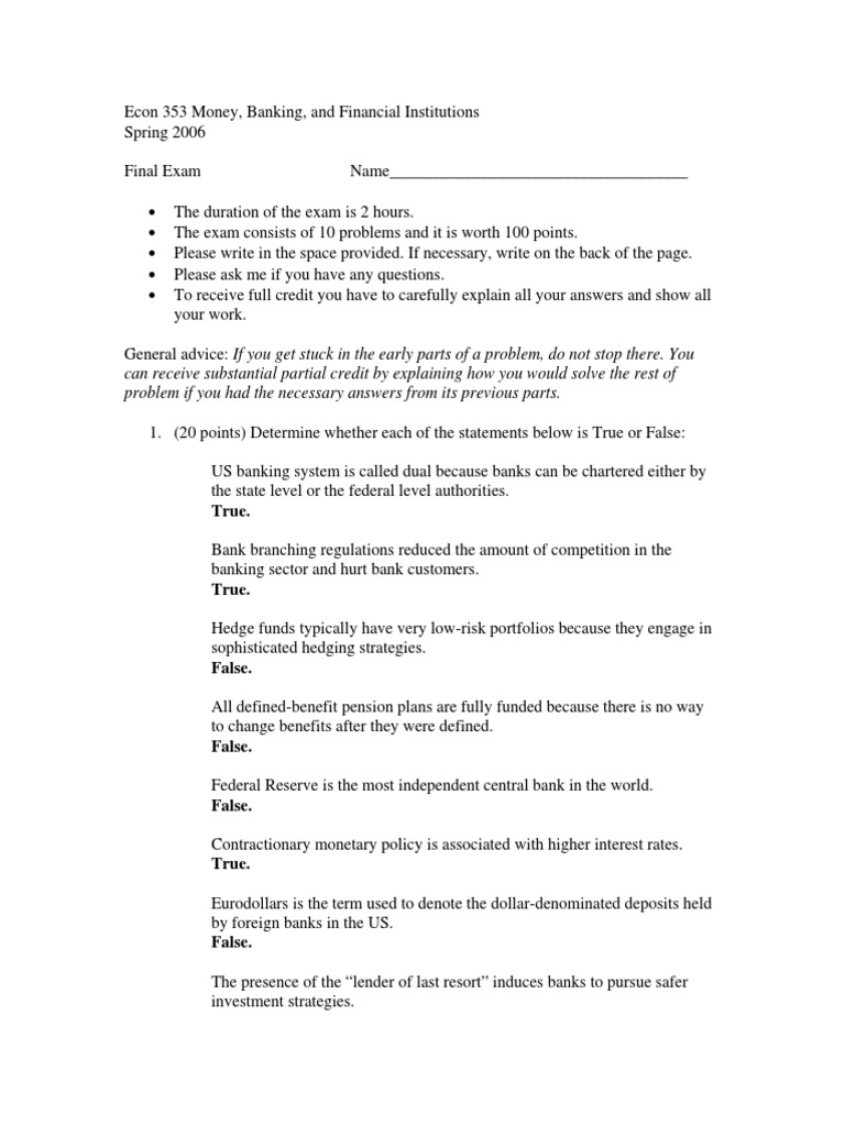 Final Exam Practice - Solution | PDF | Option (Finance) | Mutual Funds