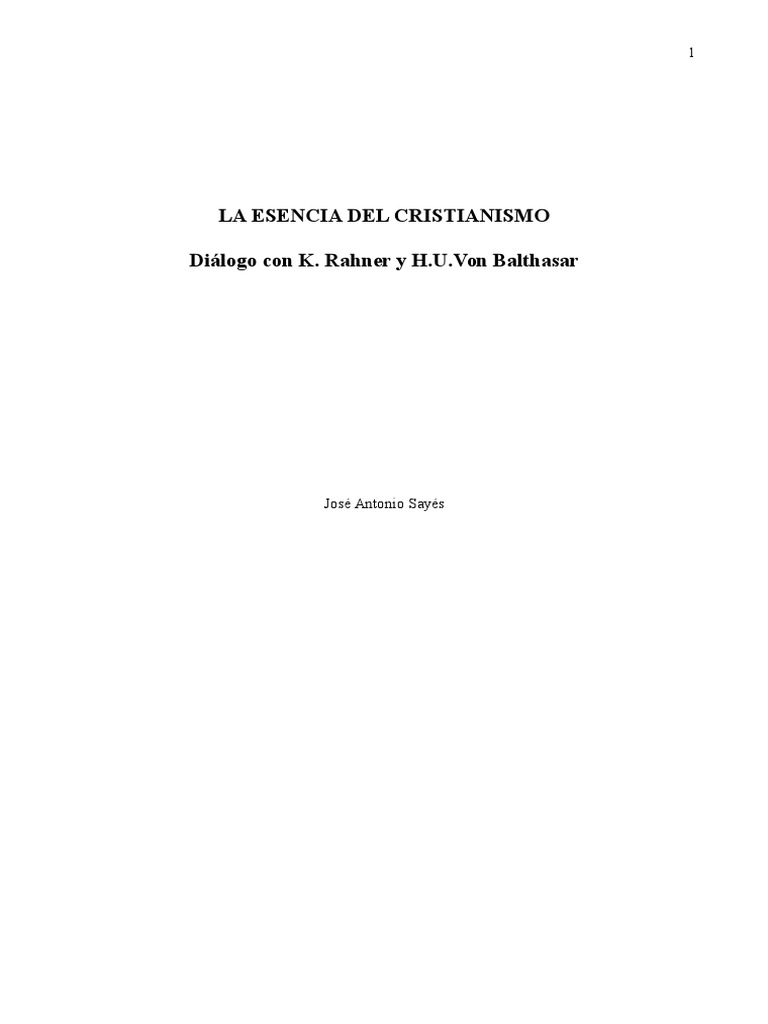 188221889LaesenciadelCristianismoSayes IMPORTANTE IMPRIMIR PDF