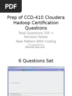 Hadoop Study Questions