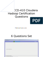 Learn CCD-410 Cloudera Hadoop Certification Questions