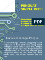 Tugas Transistor Elektronika Dasar