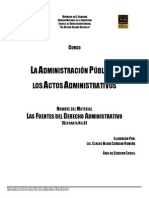 53-U2 - Las Fuentes Del Derecho Administratio-7065V