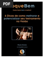 6-Dicas Melhorar Desempenho Violao