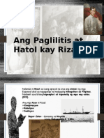 Paglilitis at Pagpatay Kay Dr. Jose Rizal (Written Report)