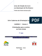 Caderno 1 - Orientacoes Curriculares 1 Ano - Outros Componentes