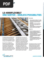 Crisplant LS 4000flexbelt