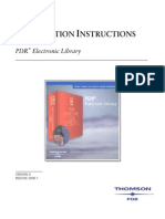 PDR a Installation Instructions