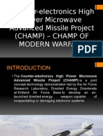 Counter-Electronics High Power Microwave Advanced Missile Project (Champ) - Champ of Modern Warfare