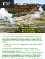 Heat Recovery From Geothermal Water