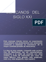MEXICANOS DEL SIGLOXXI  