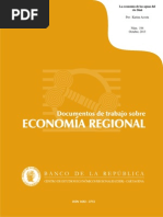 La Economia de Las Aguas Del Rio Sinu
