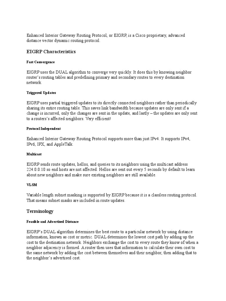 CCNP Route | PDF | Routing | Computer Standards